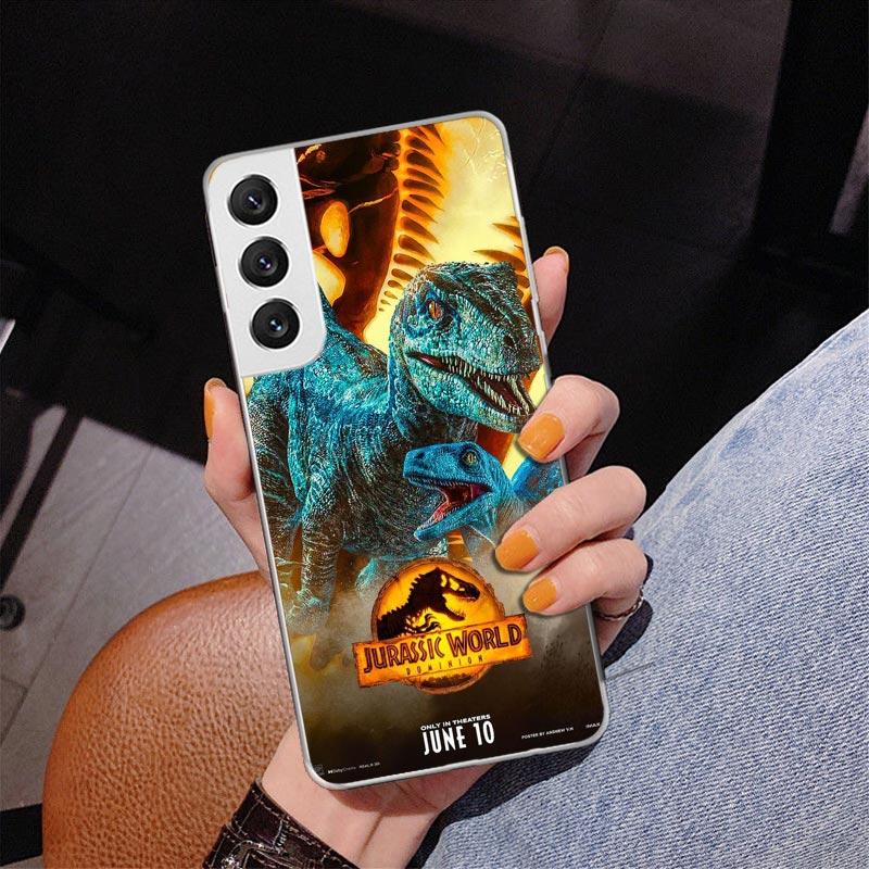 J-Jurassic Park Dinosaur World Phnoe Case for Samsung Galaxy S26 S25 Edge S23 S24 Ultra S22 Plus S21 S20 FE Unique Cover Soft Co