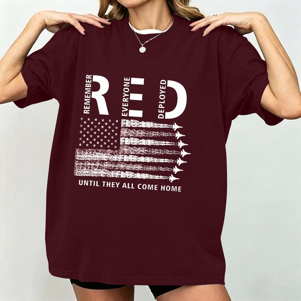 Women's Casual Short Sleeve T-Shirt Loose Fit Crew Neck Graphic Print Top Lightweight Comfortable Summer Shirt