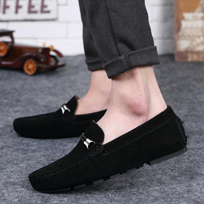 Fashion Lightweight New Men's Loafers All-match Mens Slip on Driving Shoes Luxury Brand Men Casual Flats Breathable Mens Walking Shoes