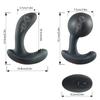 Male Prostate Massager Wireless Remote Control Anal Plug Vibrator Huge Butt Plug Inflatable Vagina Anal Sex Toys for Men 18
