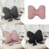 Modern Minimalist Dot Pattern Butterfly Bow Sofa Cushion With Pp Cotton Filling For Home Decor