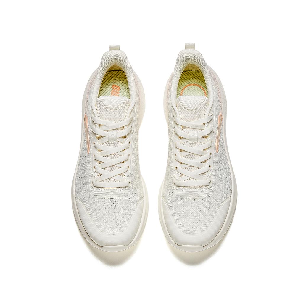 Anta Wander 2 Running Shoes Women's Ivory White Pastel Pink Orange 922615503-2
