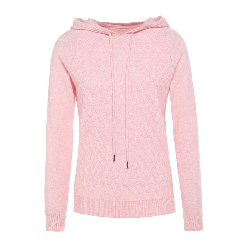 G·TENNA MHSH-315 Women's Hooded Cashmere Blend Pullover