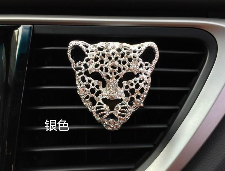Money Leopard with Diamonds Car Air Conditioning Outlet Perfume Car Perfume Car Interior Accessories Car Fragrance