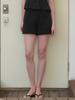 Liel Babassu Knit Shorts (Black)
