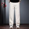 High-end Linen Casual Pants Men's New Spring and Summer Loose Straight-leg Pants Beige Apricot Breathable Versatile Trousers