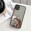 Luxury Funny Cute Skeleton Skull Cat Case for iPhone X XS XR 16 15 14 13 12 11 Pro Max SE2 7 8 Plus Shockproof Back Cover Funda