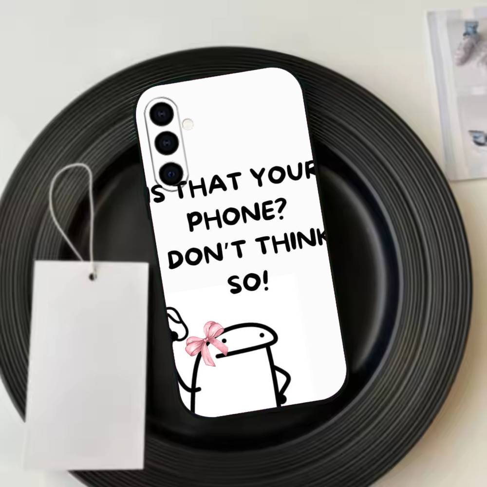 Dont T-Touch My Phone Phone Case For Samsung Galaxy A73,A72,A71,A70,A53,A52,A51,Soft Silicone Black Cover