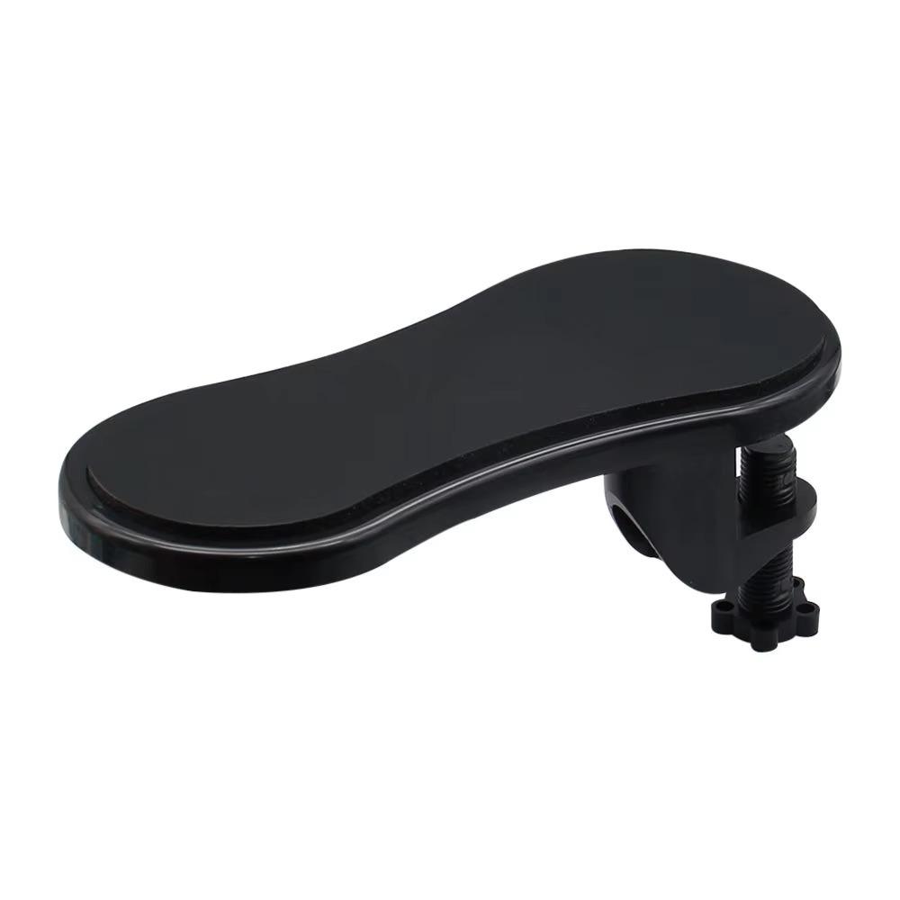 

Attachable Desk Armrest Pad Adjustable Rotatable Computer Table Arm Support Portable Mouse Pads Arm Wrist Rests Office Accessory чёрный