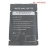 Square Medically Chest Seal Vented Dressing Bandages Chest Seal Vented First Aids Patches Outdoor Emergency Medically Tool