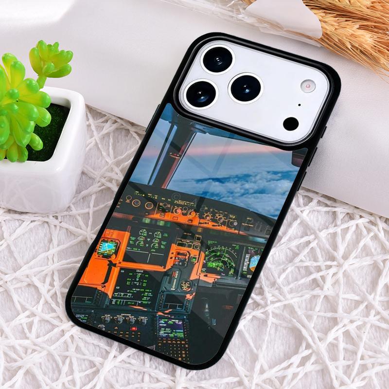 Travel Pilot Shockproof Phone Case for iPhone 17 Air 16e 15 11 12 14 13 Pro Max Cover Coque