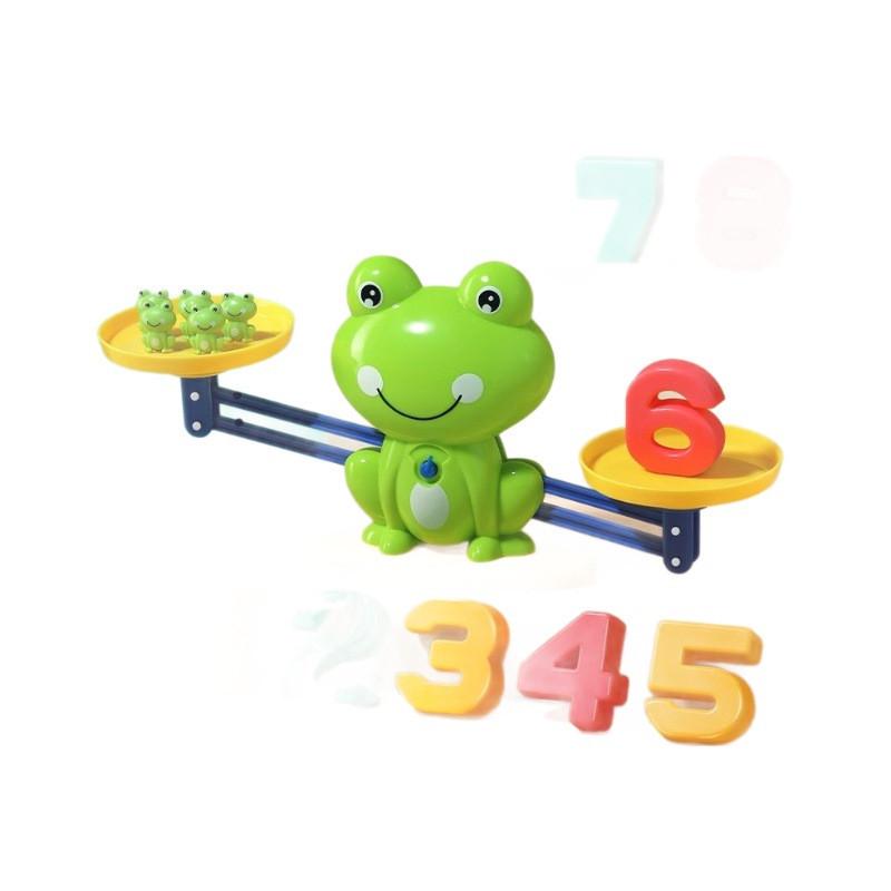 Douyin Frog Math Balance Scale: Early Education Puzzle Toy for Children's Cognitive and Logical Development