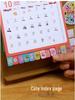 2025 Minimalist Desk Calendar & Memo Notebook - Creative Self-Discipline and Check-In Planner Ornament.