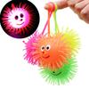 24pcs LED Glowing Balls Valentines Day Card for Kids Classroom Sensory Stress Reduce Bouncy Balls for Boys and Girls