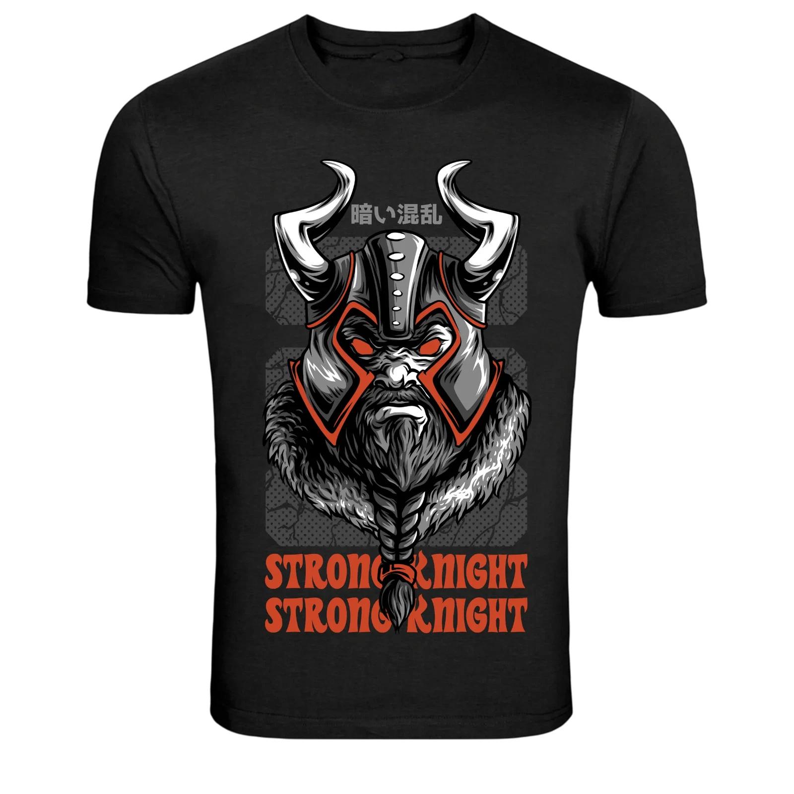 Strong Knight Viking Warrior Graphic T-Shirt 3XL