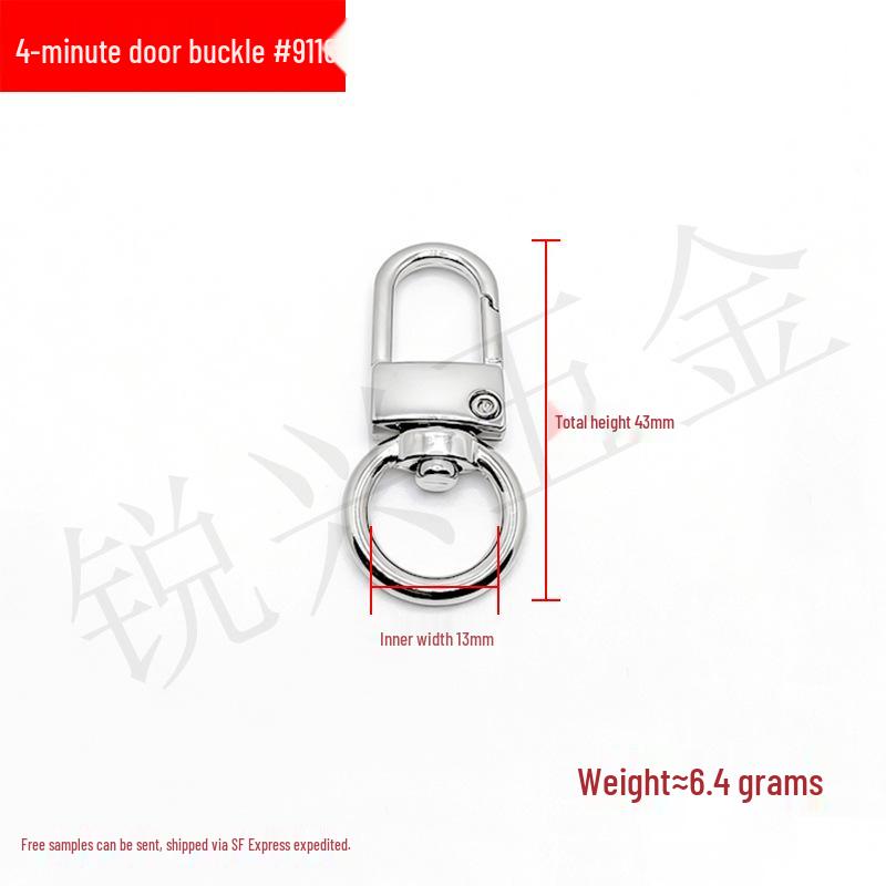 Alloy Door Buckle & Keychain Ornament Webbing Metal Hook for DIY Accessories