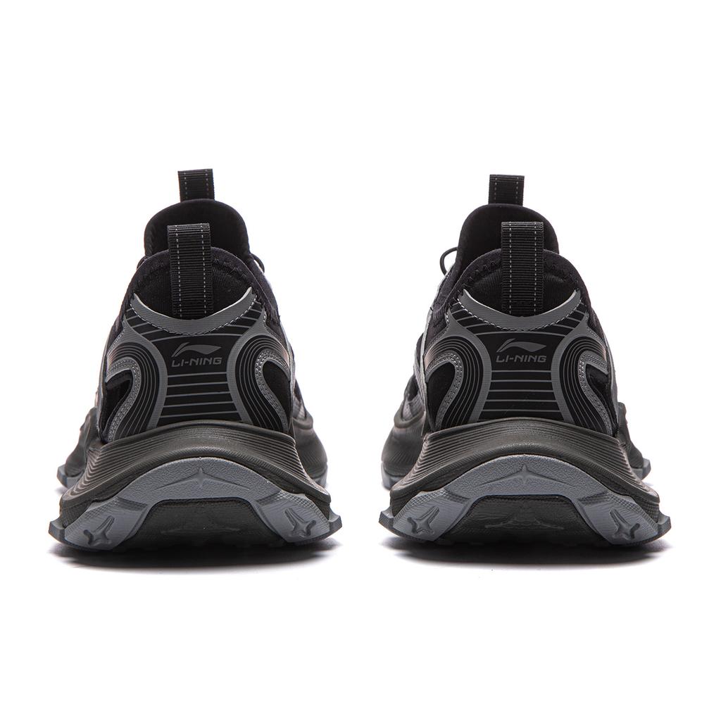 Li Ning Star Halo 2 Slip Resistant, Abrasion Resistant, Lightweight River Trekking Shoes Men's Black Gray AGUW013-1
