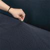 Jacquard Uni-Farben Sofabezug mit Volant Rutschfest Stretch Couchbezug für Schlafzimmer Büro Wohnzimmer Heimdeko