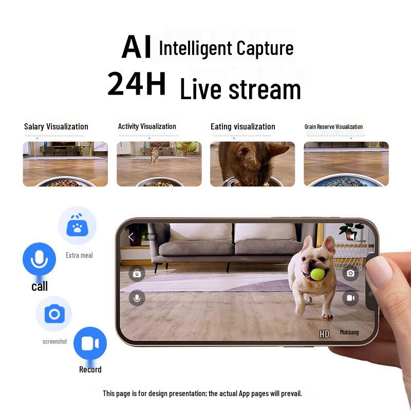 PETKIT AI Smart Pet Feeder with Video Monitor