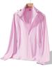 High-Quality Summer UV Protection Ice Silk Hooded Jacket with Stand Collar