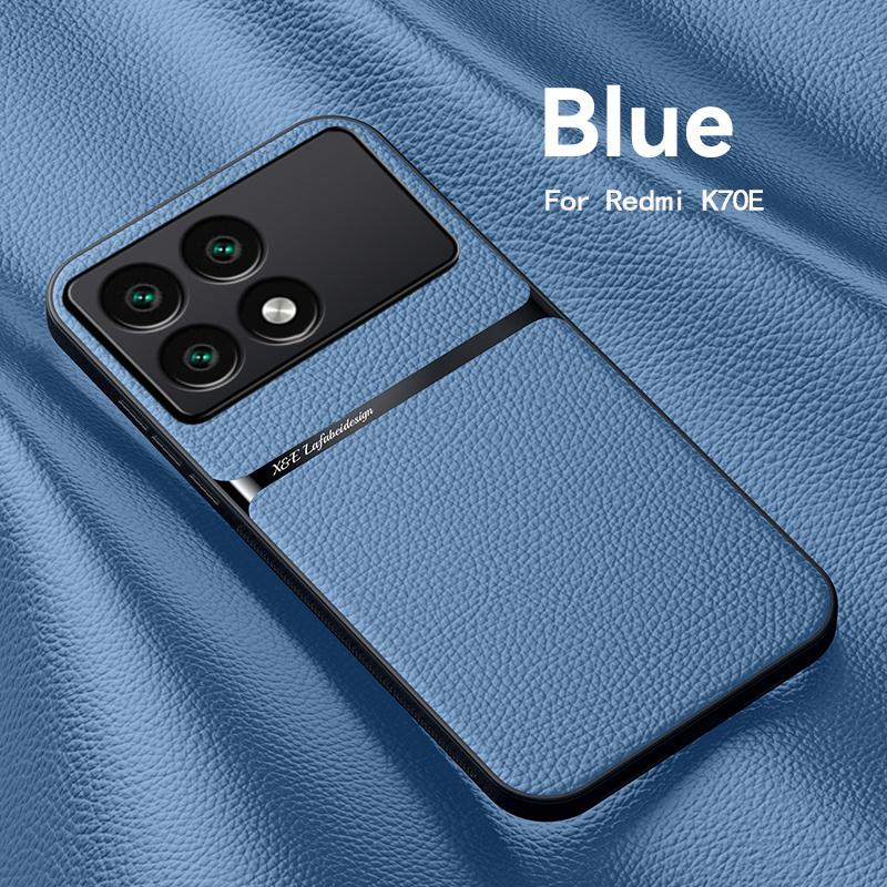 

Чохол для Xiaomi Poco X6 Pro 5G Шкіряний Магнітний Автотримач Чохол для телефону для PocoX6 Pro X 6 X6Pro Силіконова Протиударна Задня Кришка For Poco X6 Pro 5G