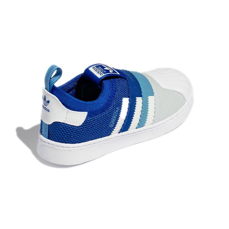 Adidas Originals Superstar Series Low-Top Sneakers Baby Sneakers Blue White H02734