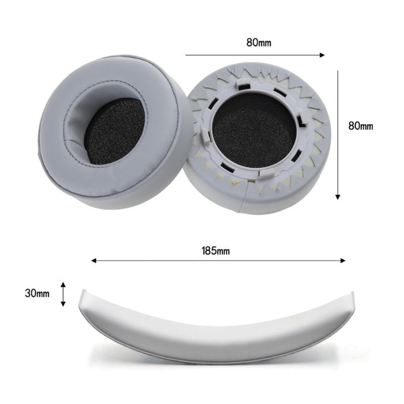 Comfortable Earpads for Head Beams Band for Pulse Escape Headset Earmuffs Memory Foam Covers Props