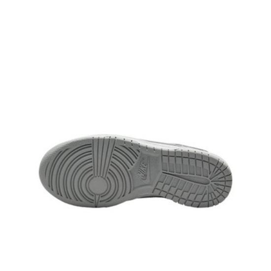 Nike Dunk Childrens Basketball Shoes White Light Smoke Gray Teenagers FB9109-123