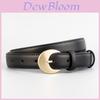 Genuine Leather Womens Casual Belt For Jeans Elegant Office Style