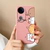 For Vivo V50 Lite Case Cute Cartoon Phone Shell Soft Liquid Silicone Back Cover For Vivo V 50 Full Protection Shockproof Bumper