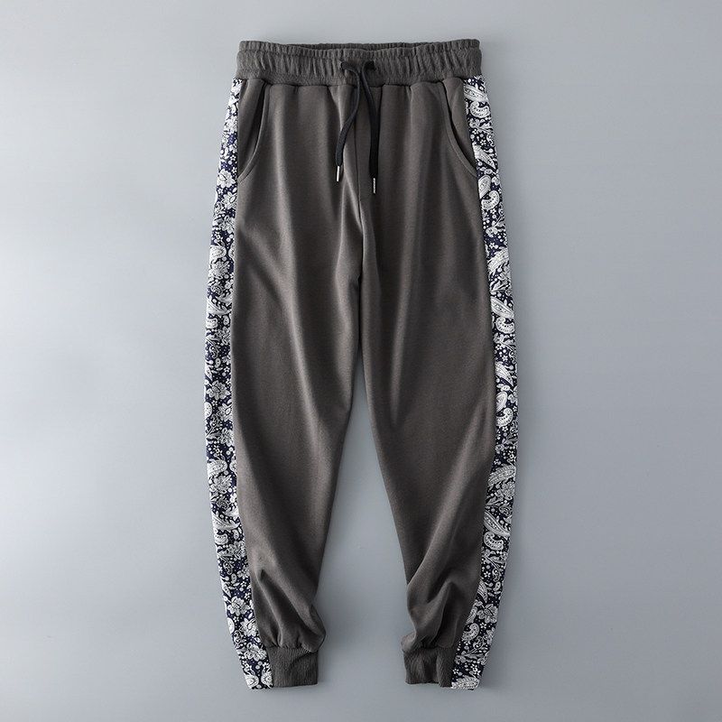 Heavy American Style Straight Leg Pants for Export Gray 2XL