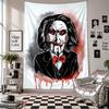 Wall TapestrySaw Billy the Puppet Art Hanging Cloth Decorative Background Cover for Room Decoration