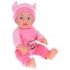 Baby Doll Rubber Baby Doll in Clothes 30 + Baby Bottle