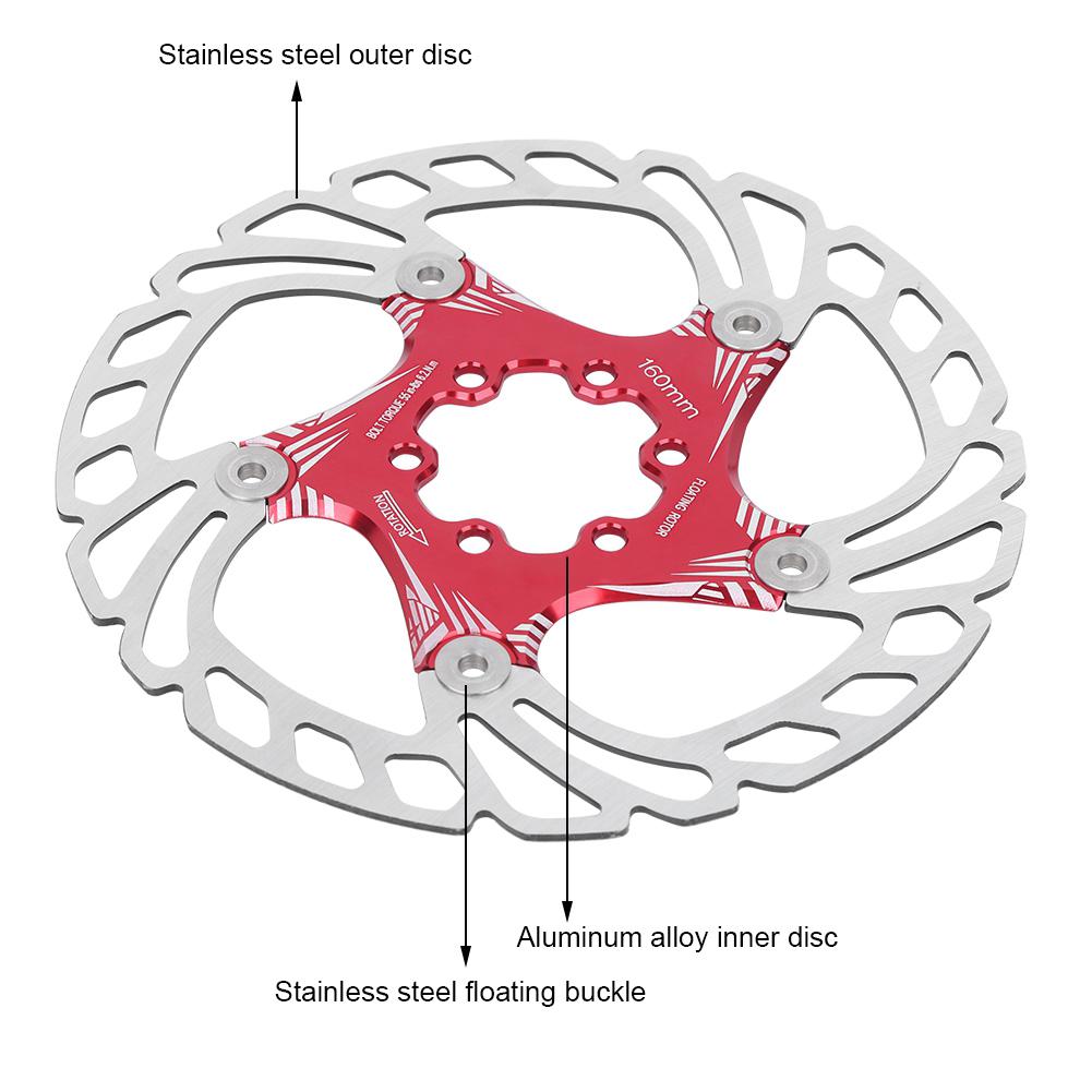 Quality Metal Mountain Bike 160mm Five Nail Disc Brake Brake Pad Disk