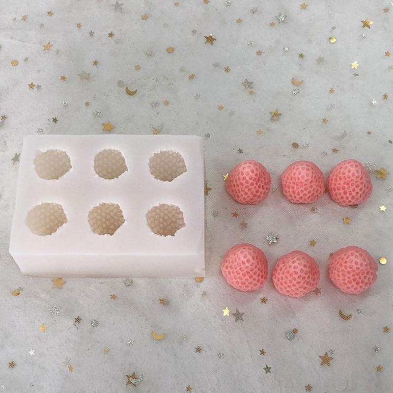 Strawberry Silicone Molds 3D Silicone Molds Craft Moulds Strawberry Shaped Silicone Soap Molds Silicone  for