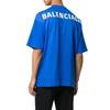 Balenciaga Back Print Logo Cotton T-Shirt 'Blue' Men's 570805THV808077