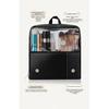 Professional Makeup Brush Bag Large Capacity Clear Portable Stand Up Easy Clean