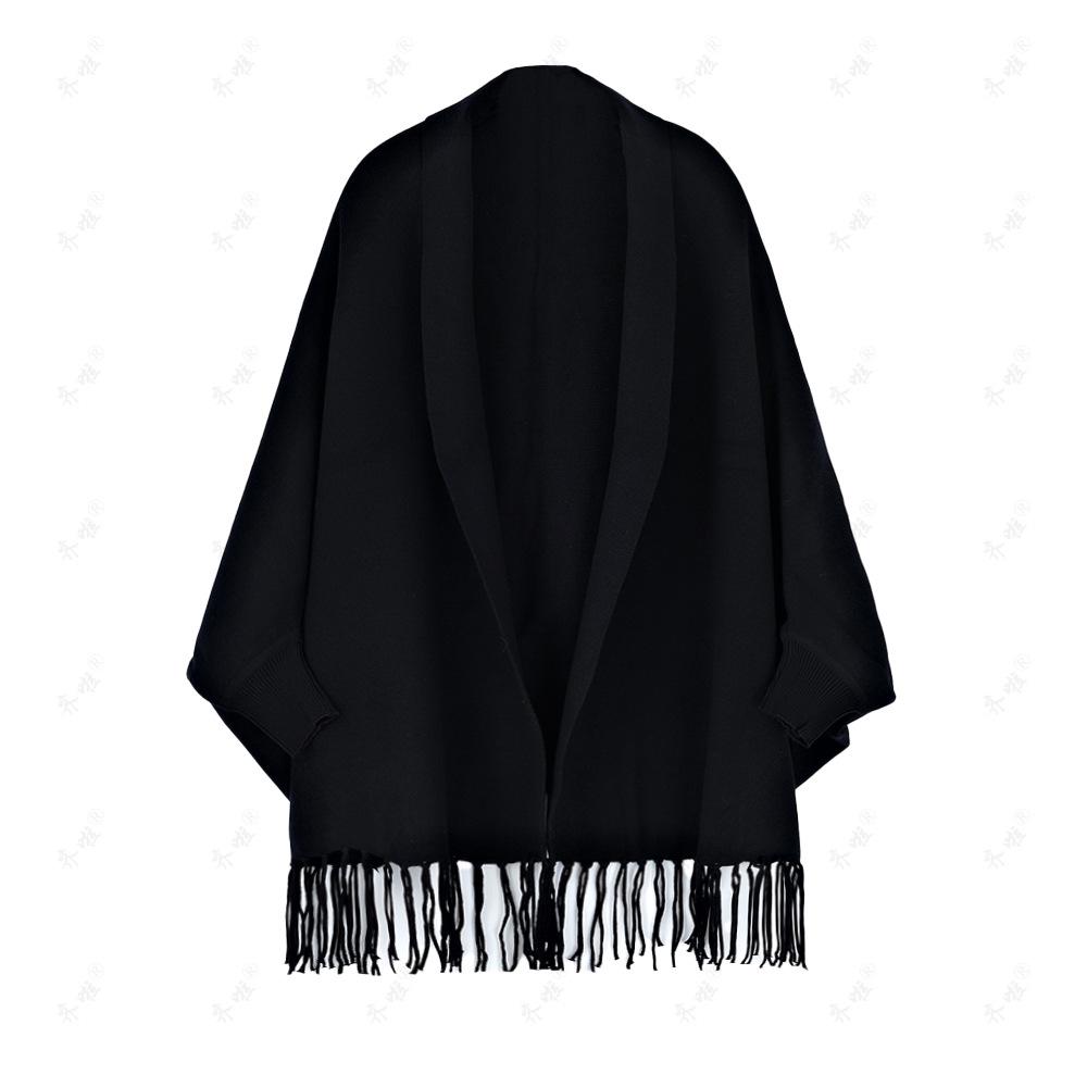 Women's Happy Mother-in-law Cheongsam Shawl Cape - Autumn/Winter Wedding Banquet Outerwear with Sleeves