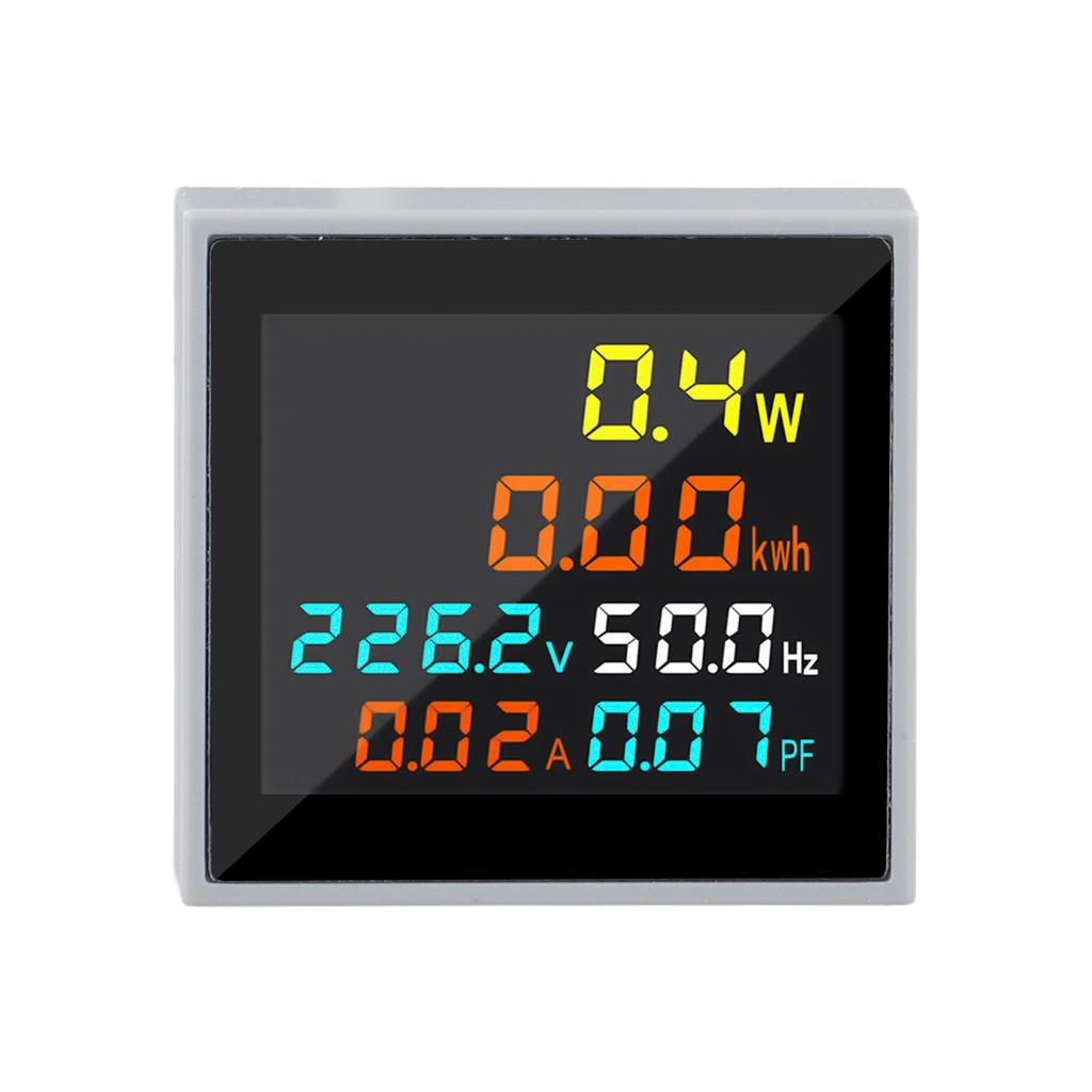 LCD AC Voltmeter Ammeter Wattmeter Power Energy Frequency Meter Current Montior