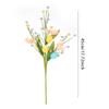 1pc Artificial Easter  with Soft Eggs and Berries Spring Flower Picker Party Decoration Home Vases and Central Table Decorations