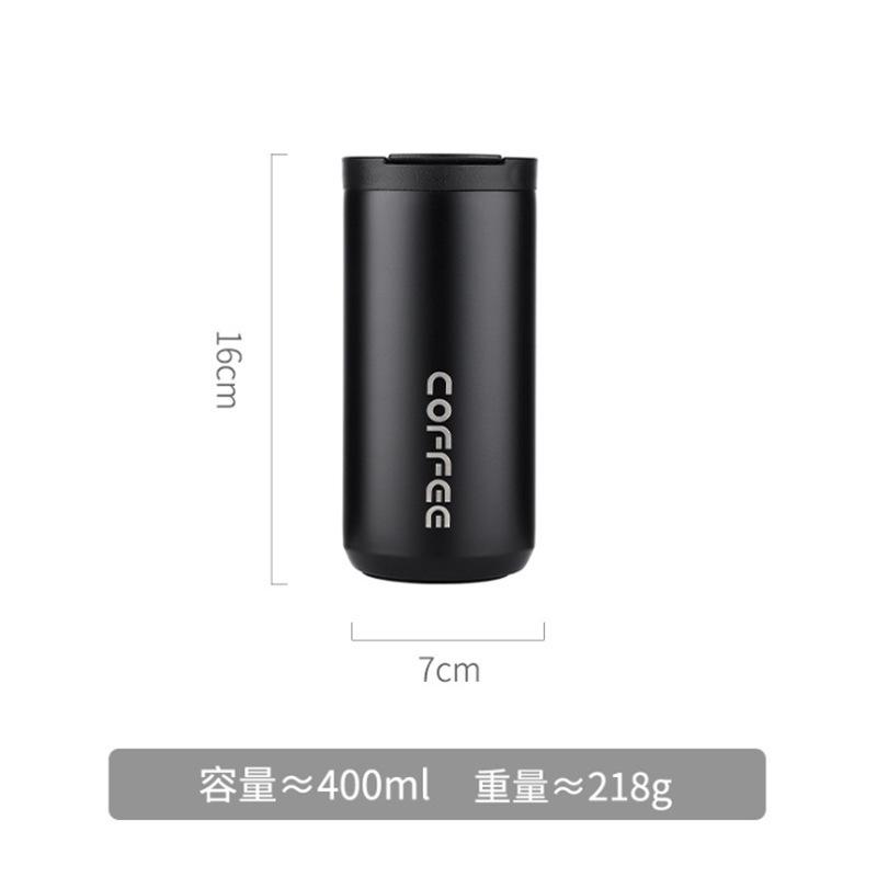 

Car-mounted Stainless Steel Insulated Coffee Cup 400ml чёрный