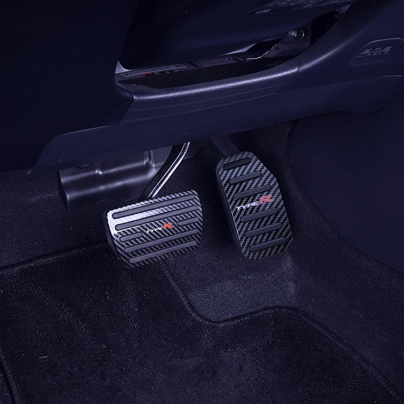 Alloy Rubber Anti-Slip Throttle & Brake Pedal Cover for City, Fit, Crider, Vezel, Greiz, XRV