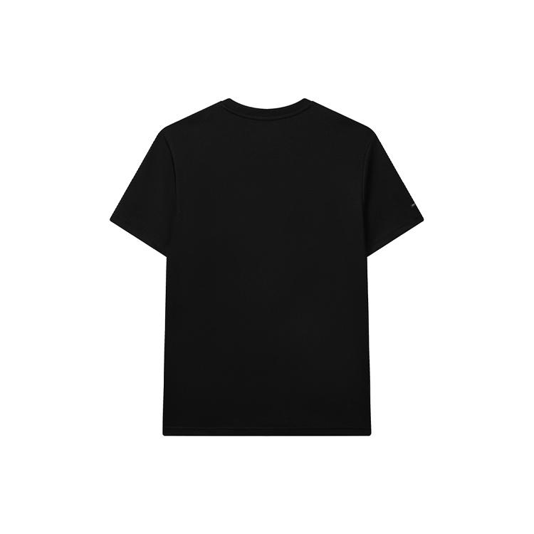 FILA Letter Logo Loose Crewneck Short Sleeve Men's Black F11M132158F-BK