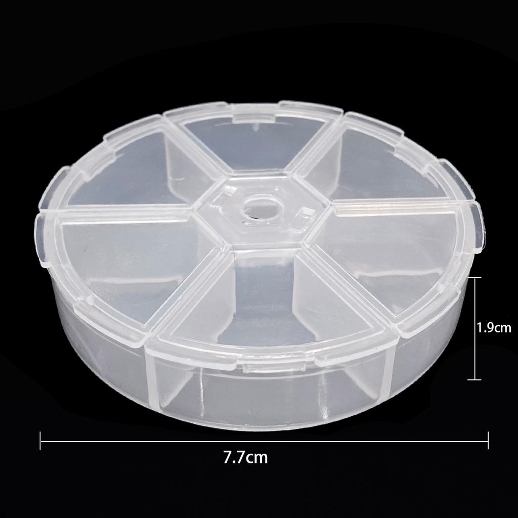 1Pc 6/8/10 Grid Plastic Pill Medicine Box Holder Storage Organizer Container Case Portable Waterproof Small Medicine Packing 040
