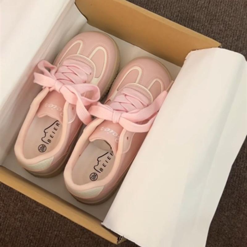 Autumn mesh white shoes women's trendy new sports and leisure shoes versatile student board shoes