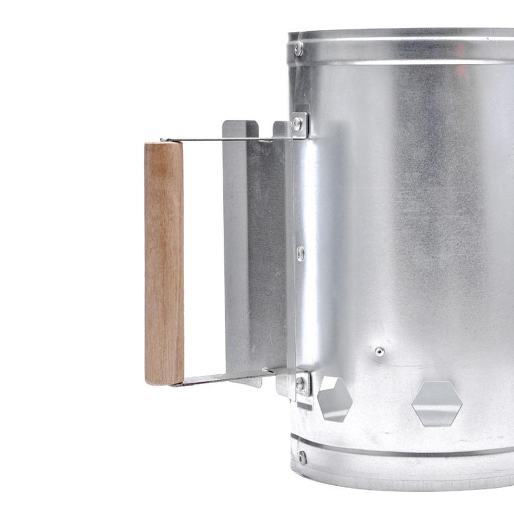 Barbecue Chimney Starter Fire Lighter Barrel Ignition Picnic Camping Tool
