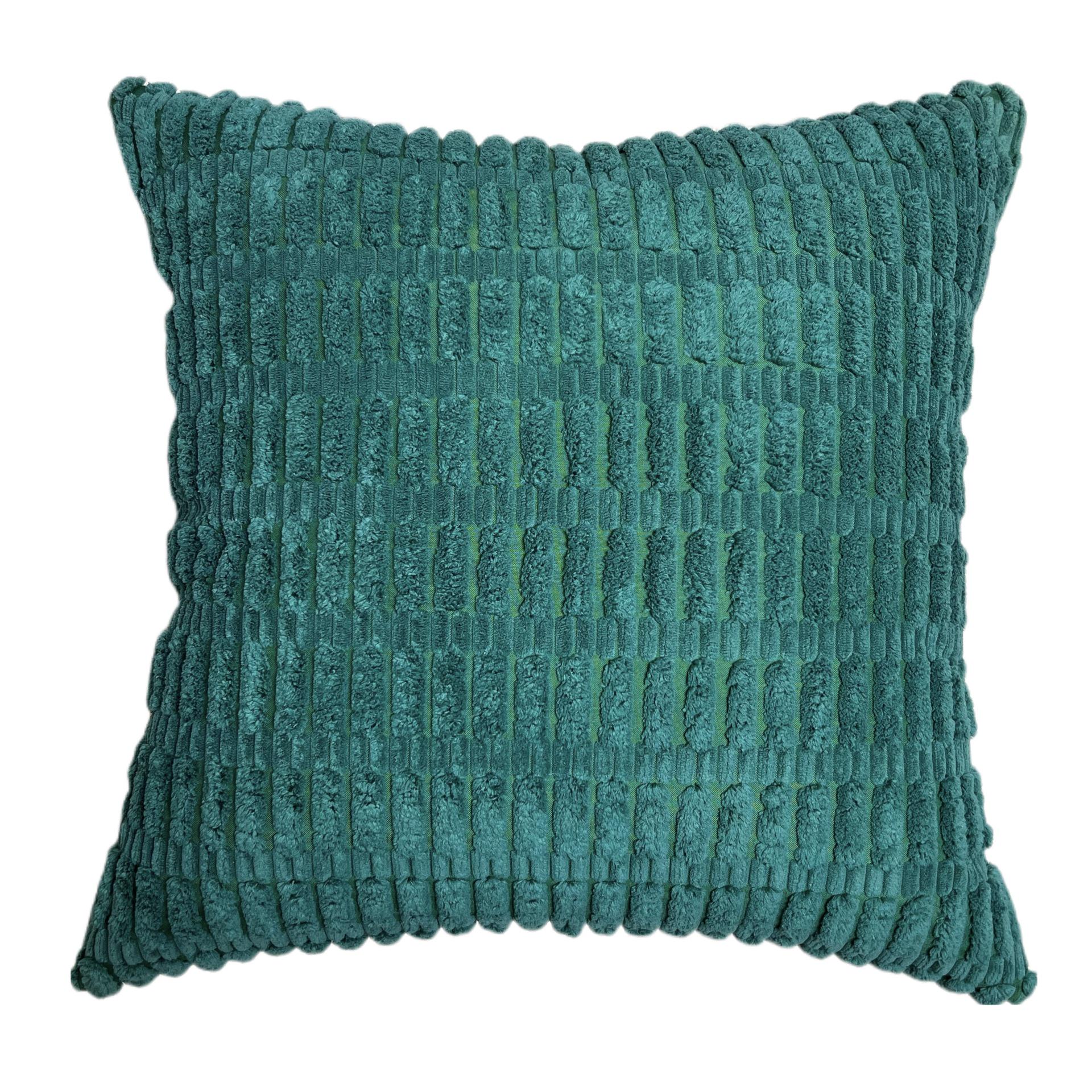 

XUAI Corduroy Wheat Grain Backrest Pillowcase - Machine Washable Cover (Insert Not Included) 40*40cm