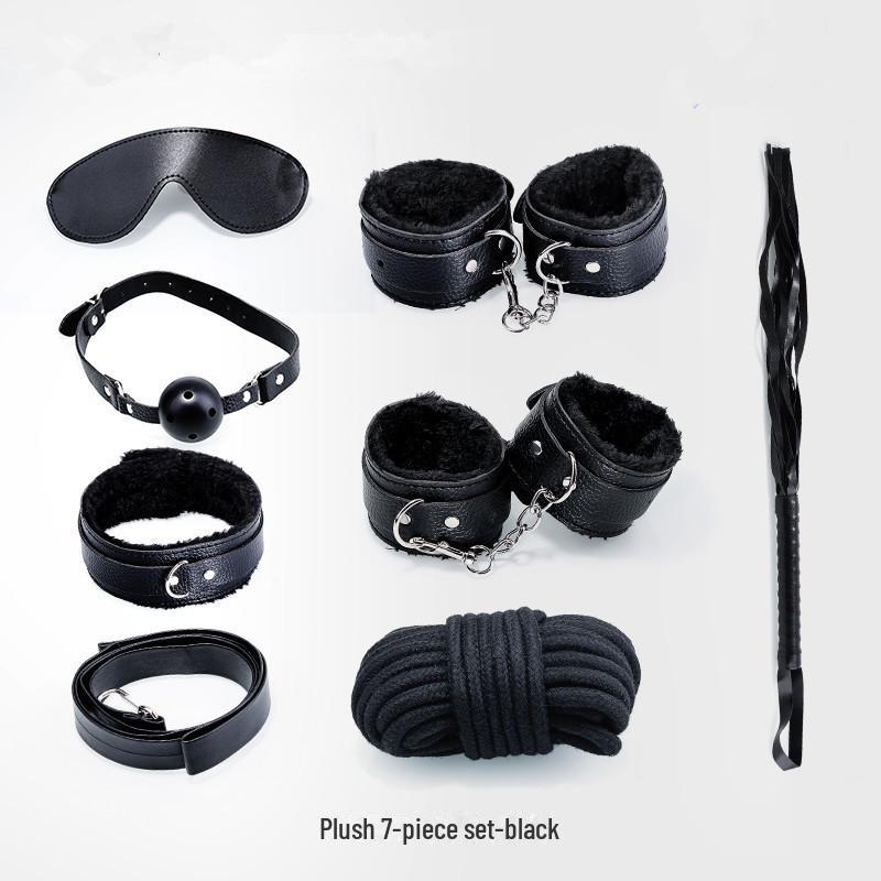 Miji Plüschleder 7-teiliges Bondage-Set: SM-Toys für leidenschaftliche Paare