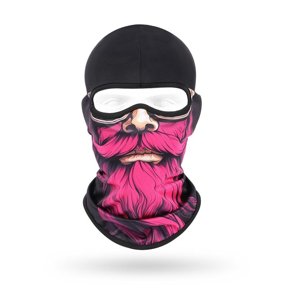 Beard Pattern Full Face Scarf Breathable Head Cover Cap Hood Caps Cycling Mask Outdoor