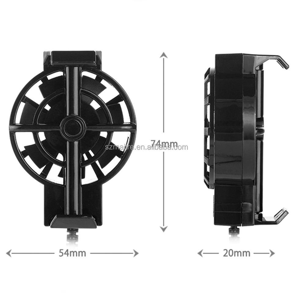 X16 Cooling Fan Cell Phone Radiator Mobile Phone Cooler for Playing Games Watching Videos